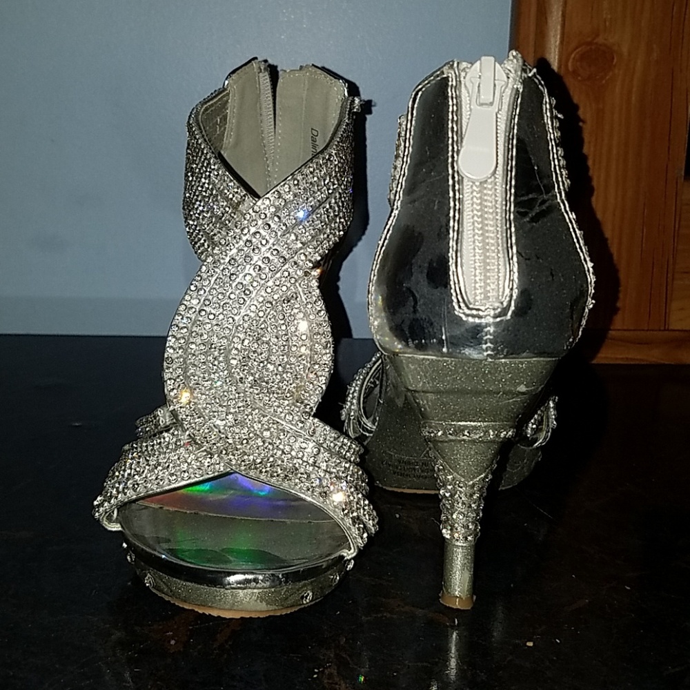 Rhinestone heels